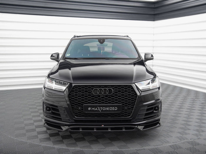 Audi SQ7 / Q7 S-Line Mk2 Front Splitter V.2 - Maxton Design