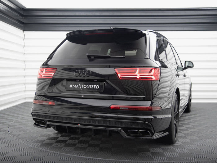 Audi SQ7 Mk2 Central Rear Splitter (Vertical Bars) - Maxton Design