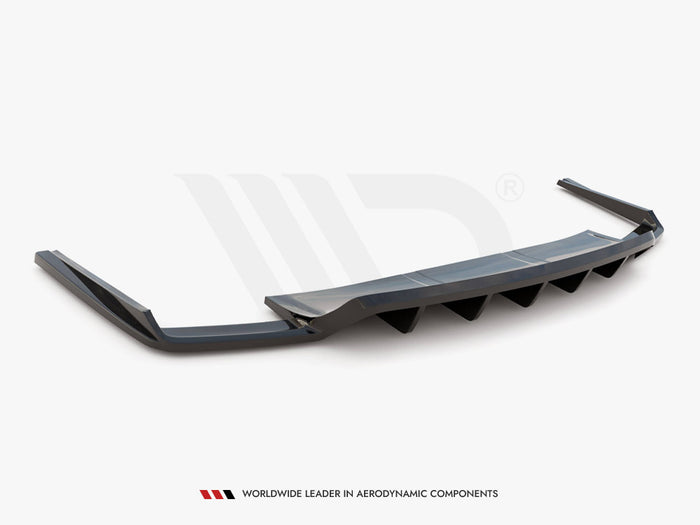 Audi SQ7 Mk2 Central Rear Splitter (Vertical Bars) - Maxton Design