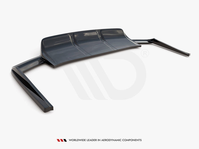 Audi SQ7 Mk2 Central Rear Splitter (Vertical Bars) - Maxton Design
