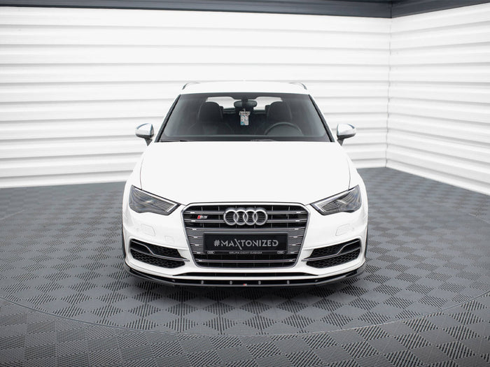Audi S3 / A3 S-Line Sportback / Hatchback 8V Front Splitter V.1 - Maxton Design