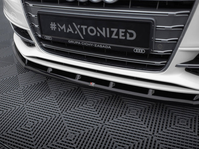 Audi S3 / A3 S-Line Sportback / Hatchback 8V Front Splitter V.1 - Maxton Design