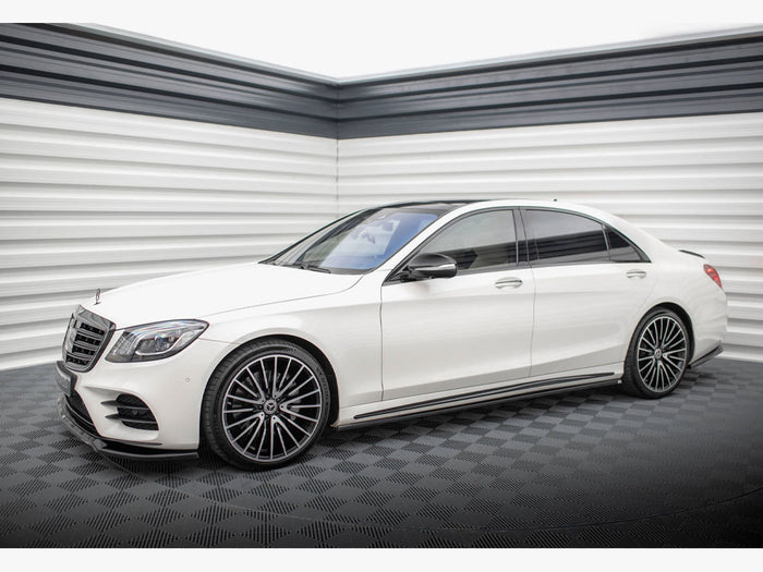 Side Skirts Diffusers V.2 Mercedes-Benz S AMG-Line W222 - Maxton Design