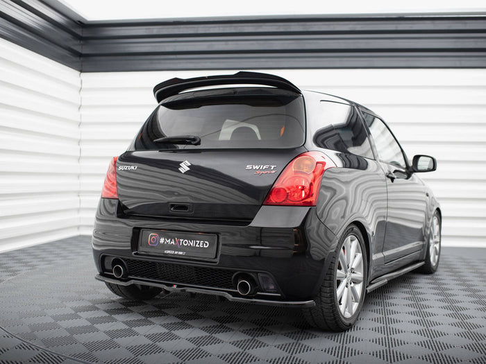 Rear Splitter (Vertical Bars) Suzuki Swift Sport Mk4 - Maxton Design