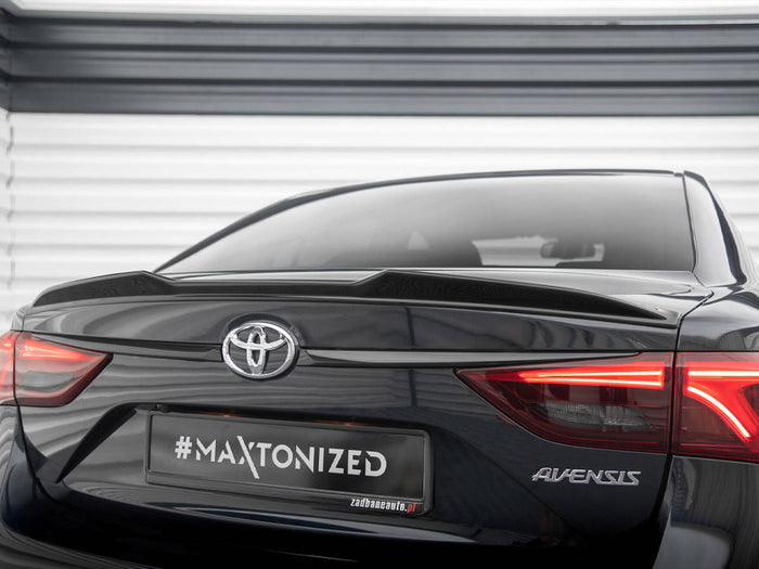 Toyota Avensis Sedan Mk3 Facelift Spoiler CAP 3D - Maxton Design