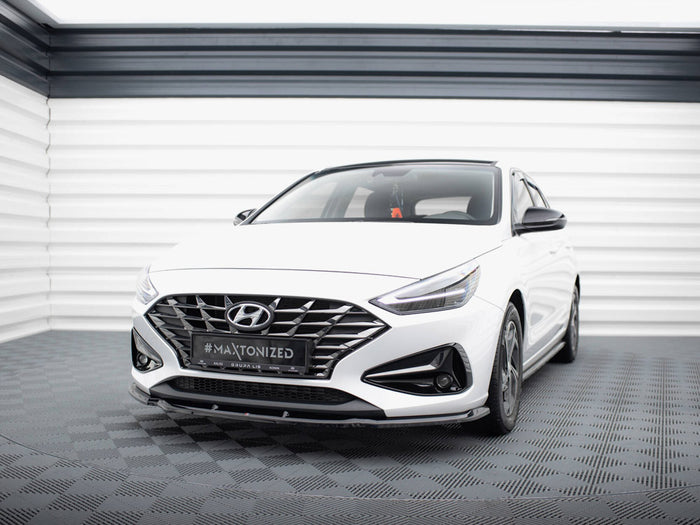 Hyundai I30 Mk3 Facelift Front Splitter V.1 - Maxton Design