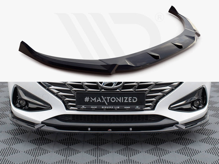 Hyundai I30 Mk3 Facelift Front Splitter V.2 - Maxton Design