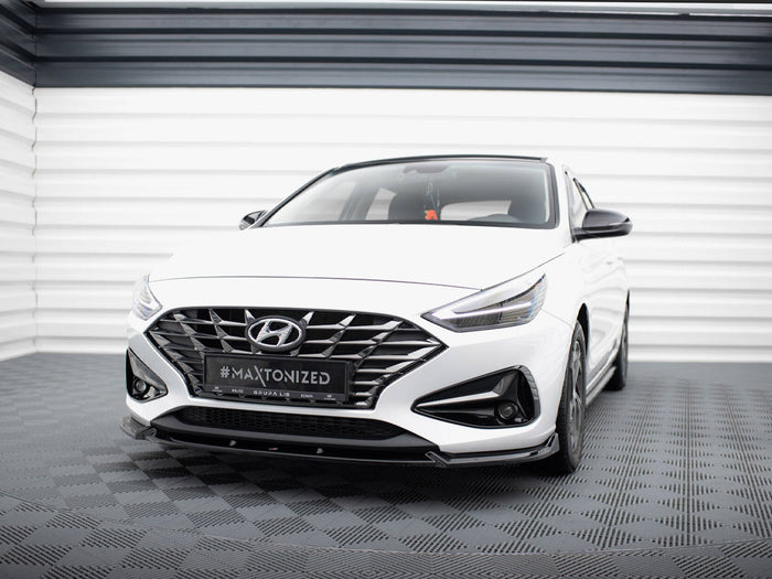 Hyundai I30 Mk3 Facelift Front Splitter V.2 - Maxton Design