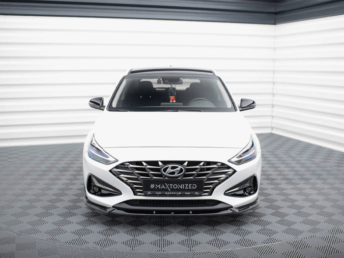 Hyundai I30 Mk3 Facelift Front Splitter V.2 - Maxton Design