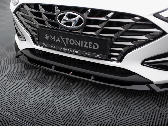 Hyundai I30 Mk3 Facelift Front Splitter V.2 - Maxton Design