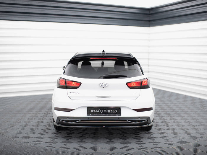 Hyundai I30 Mk3 Facelift Central Rear Splitter - Maxton Design