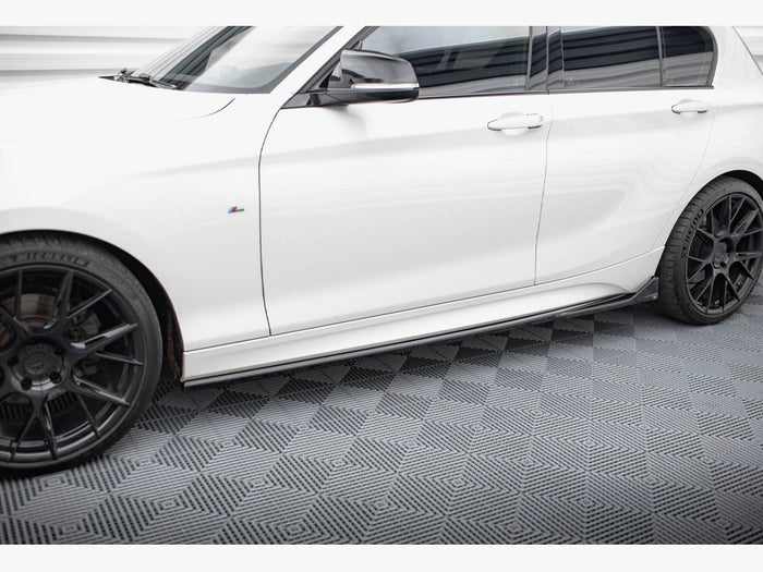 BMW 1 M-Pack / M140i F20 Facelift Side Skirts Diffusers V.3 CSL Look - Maxton Design