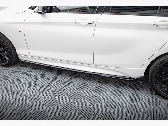 BMW 1 M-Pack / M140i F20 Facelift Side Skirts Diffusers V.3 CSL Look - Maxton Design