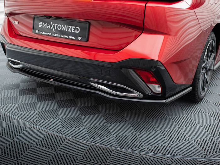 Peugeot 308 Mk3 Central Rear Splitter - Maxton Design