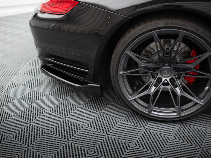 Porsche 911 Turbo 997 Rear Splitter (Vertical Bars) - Maxton Design