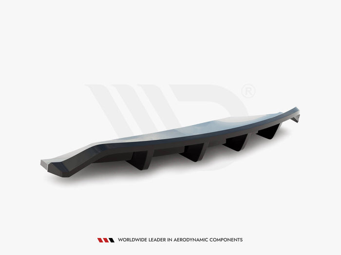 BMW Z4 M-Pack E89 Facelift Central Rear Splitter (Vertical Bars) - Maxton Design