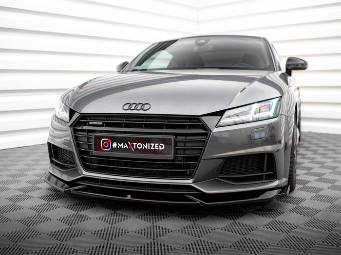 Audi TT S / S-Line 8S Front Splitter V.1 - Maxton Design