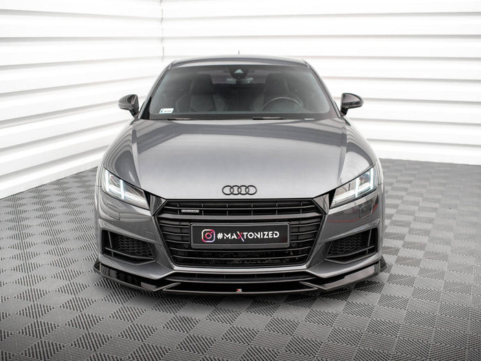 Audi TT S / S-Line 8S Front Splitter V.1 - Maxton Design