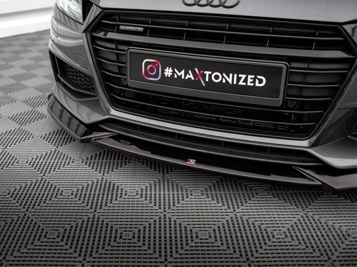 Audi TT S / S-Line 8S Front Splitter V.1 - Maxton Design