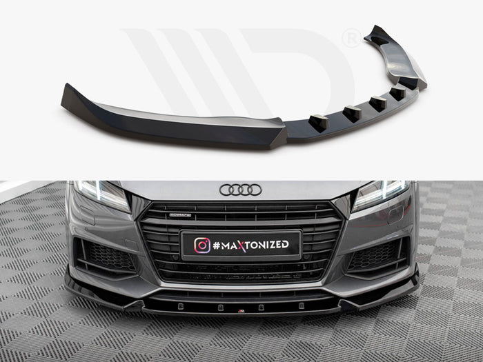 Audi TT S / S-Line 8S Front Splitter V.2 - Maxton Design