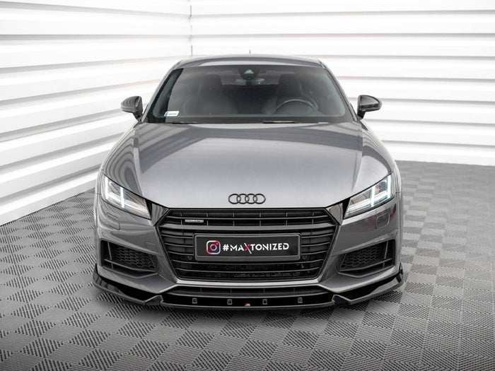 Audi TT S / S-Line 8S Front Splitter V.2 - Maxton Design