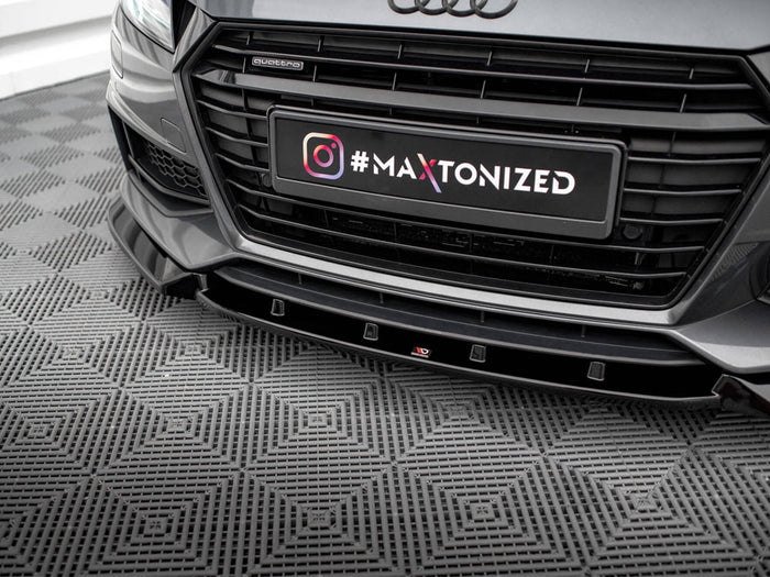 Audi TT S / S-Line 8S Front Splitter V.2 - Maxton Design