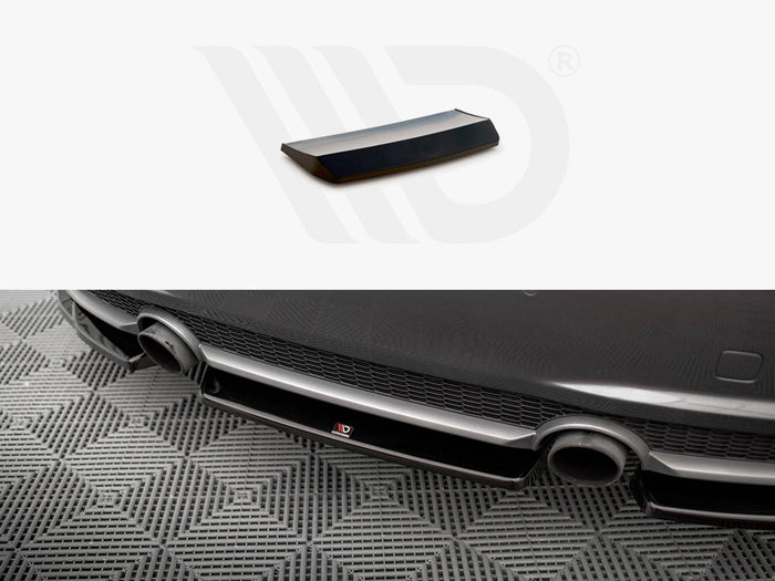 Audi TT S-Line 8S Central Rear Splitter - Maxton Design