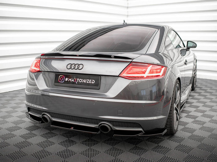 Audi TT S-Line 8S Central Rear Splitter - Maxton Design