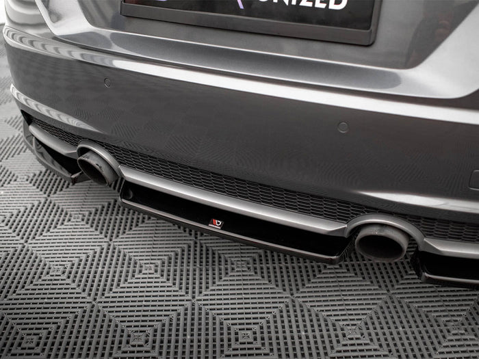 Audi TT S-Line 8S Central Rear Splitter - Maxton Design