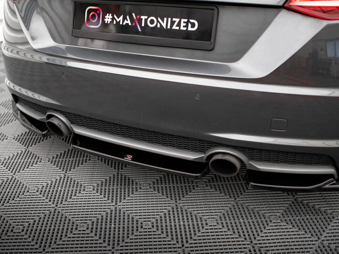 Audi TT S-Line 8S Central Rear Splitter - Maxton Design