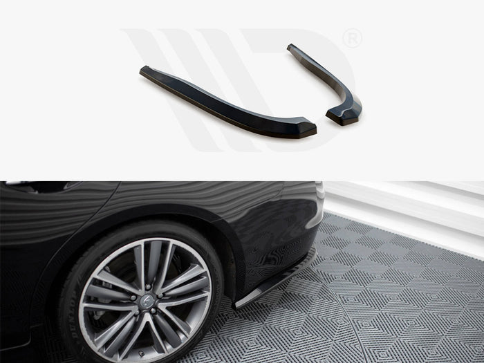 Infiniti Q50 S Mk1 Rear Side Splitters V.2 - Maxton Design