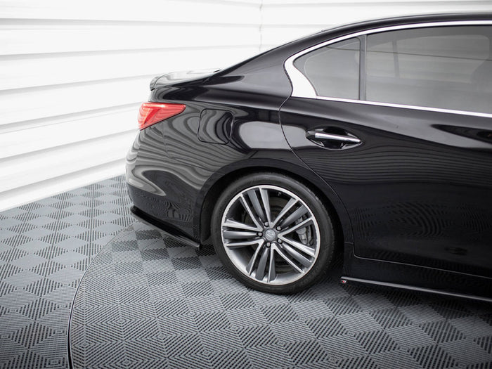 Infiniti Q50 S Mk1 Rear Side Splitters V.2 - Maxton Design