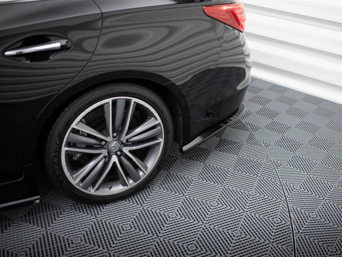 Infiniti Q50 S Mk1 Rear Side Splitters V.2 - Maxton Design