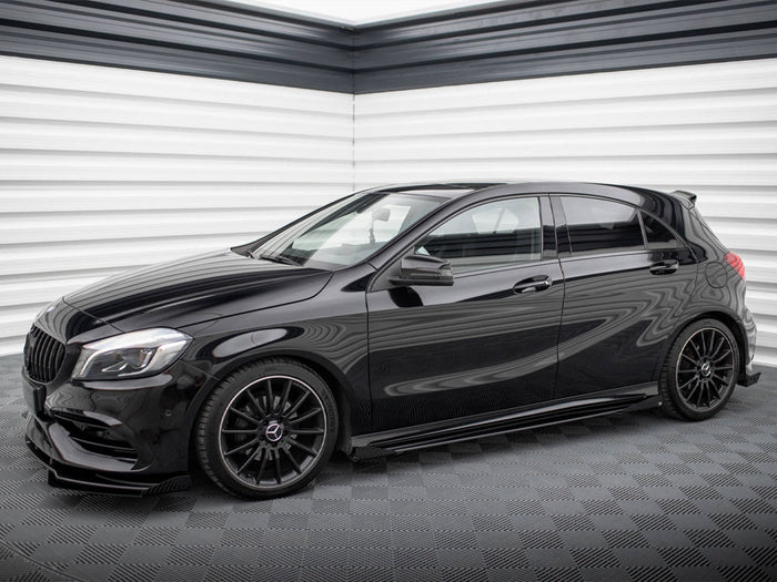 Side Flaps Mercedes-Benz A AMG-Line W176 Facelift - Maxton Design