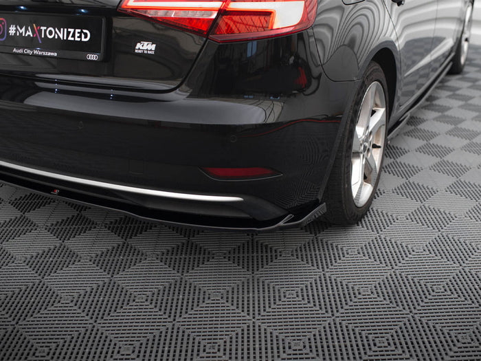 Audi A3 Sportback 8V Facelift Rear Side Splitters - Maxton Design
