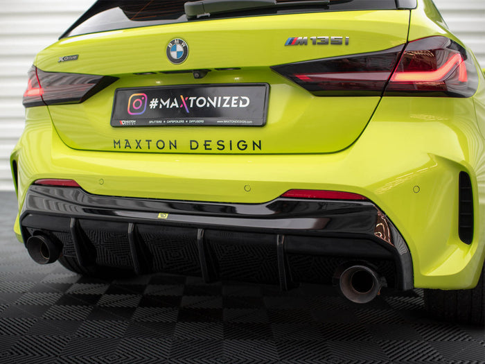 BMW 1 F40 M-Pack/ M135i (Single Exhaust Version) Rear Valance V.3 - Maxton Design