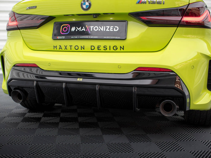 BMW 1 F40 M-Pack/ M135i (Single Exhaust Version) Rear Valance V.3 - Maxton Design