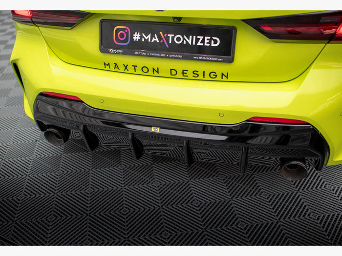 BMW 1 F40 M-Pack/ M135i (Single Exhaust Version) Rear Valance V.3 - Maxton Design