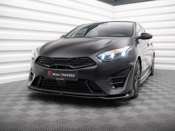 Kia Proceed GT Mk3 Facelift / Ceed GT / GT - Line Mk1 Facelift Front Splitter V.1 - Maxton Design