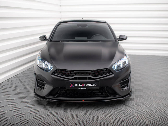 Kia Proceed GT Mk3 Facelift / Ceed GT / GT - Line Mk1 Facelift Front Splitter V.1 - Maxton Design