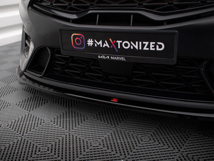 Kia Proceed GT Mk3 Facelift / Ceed GT / GT - Line Mk1 Facelift Front Splitter V.1 - Maxton Design
