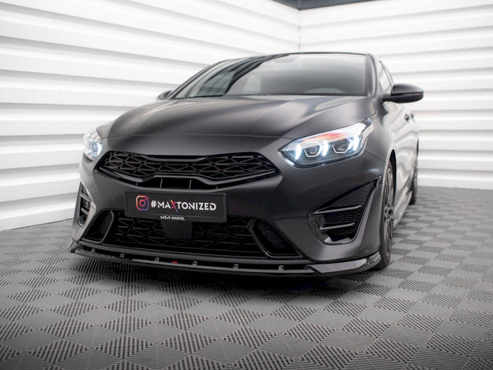 Kia Proceed GT Mk3 Facelift / Ceed GT / GT - Line Mk1 Facelift Front Splitter V.2 - Maxton Design