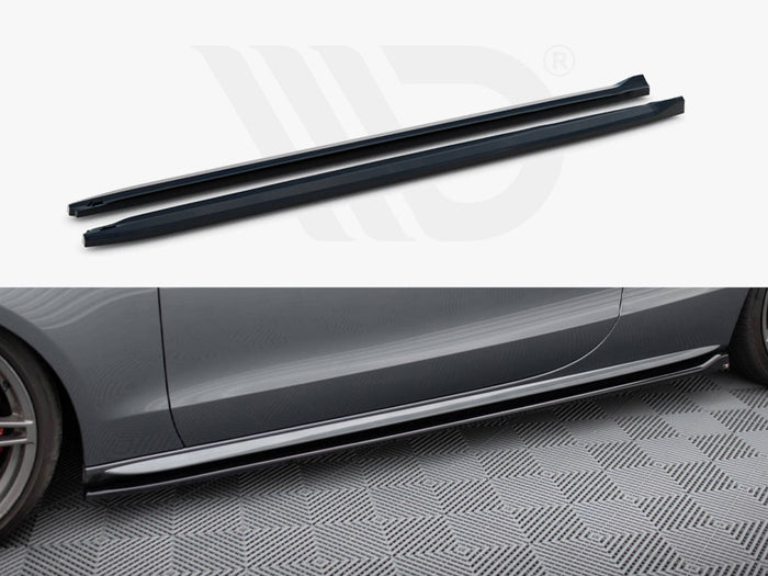 Audi S5 / A5 S-Line Coupe 8T Side Skirts Diffusers V.2 - Maxton Design