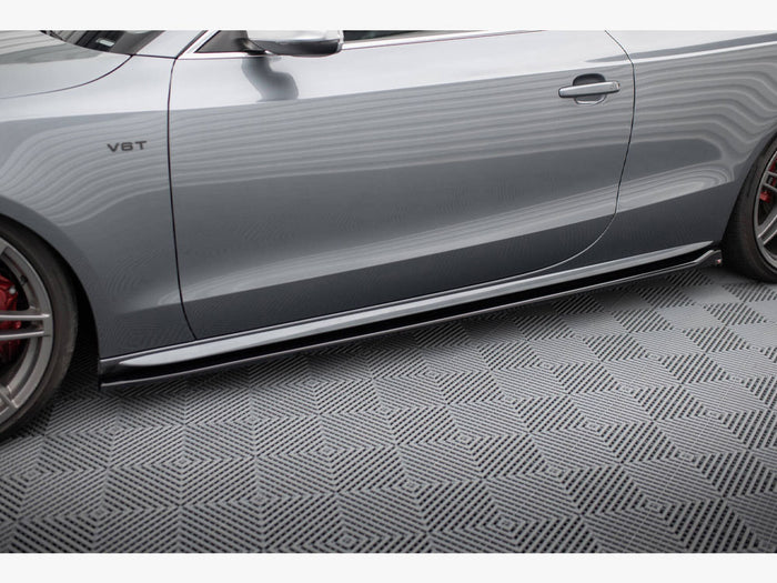 Audi S5 / A5 S-Line Coupe 8T Side Skirts Diffusers V.2 - Maxton Design