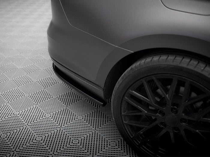 Volkswagen Passat R-Line B8 Rear Splitter (Vertical Bars) - Maxton Design