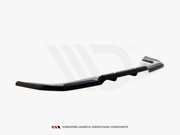 BMW X1 M-Pack U11 Central Rear Splitter (Vertical Bars) - Maxton Design