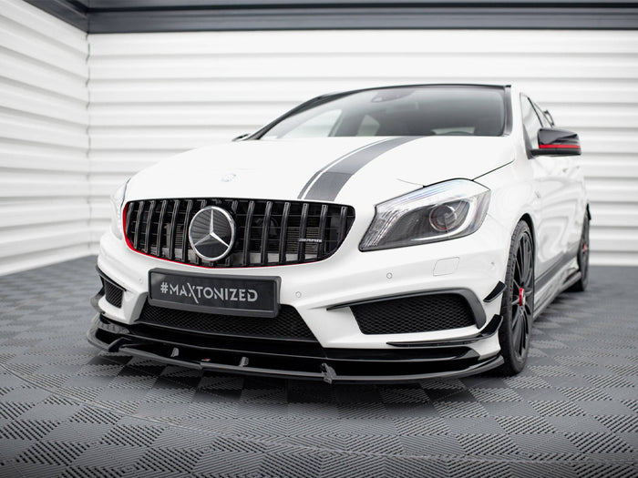 Front Splitter V.3 Mercedes-Benz A45 AMG W176 - Maxton Design