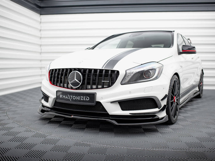 Front Splitter V.4 Mercedes-Benz A45 AMG W176 - Maxton Design