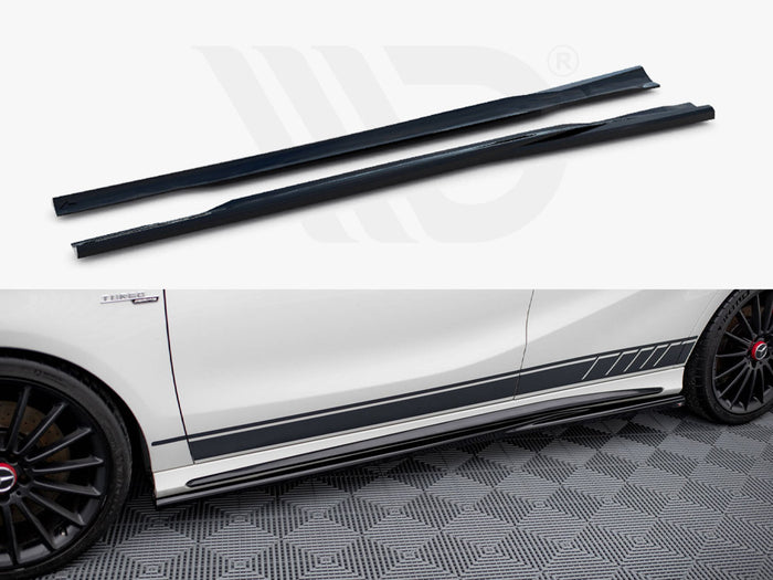 Side Skirts Diffusers Mercedes-Benz A45 AMG W176 - Maxton Design