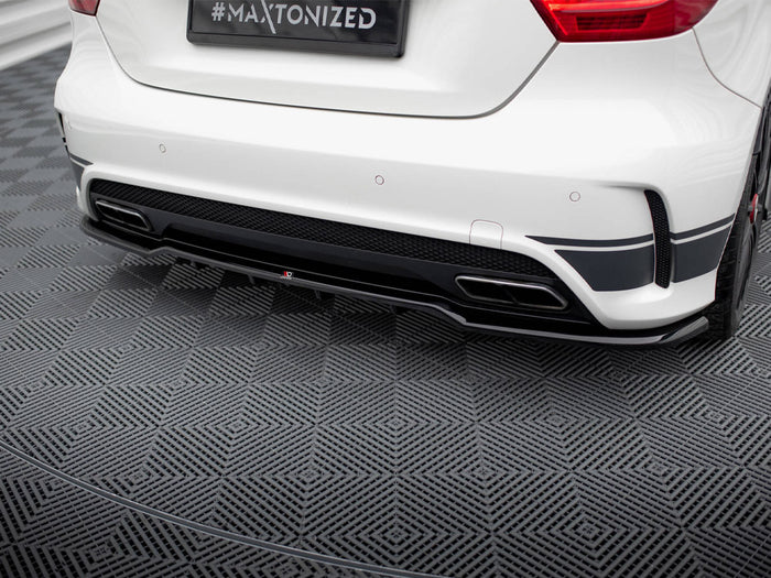 Rear Splitter (Vertical Bars) Mercedes-Benz A45 AMG W176 - Maxton Design